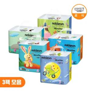 [사이즈 선택] 나비잠 기저귀 울트라씬듀얼핏 썸머팬티 3팩
