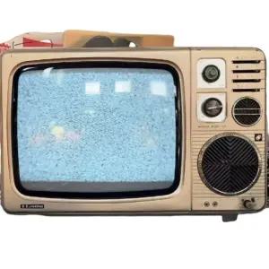 레트로 TV 카메라 세트 인테리어 레트로TV 옛날 송출 카페