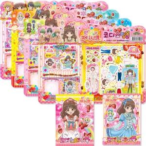 꿈빛파티시엘 코디 쇼핑몰 4종 + 스티커북 세트 전2권 1탄 B Type