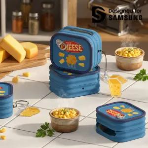 삼성정품 갤럭시 버즈4 버즈4 프로 케이스 맥앤치즈 통조림 스타일 보호 커버 GP-FPR640 N