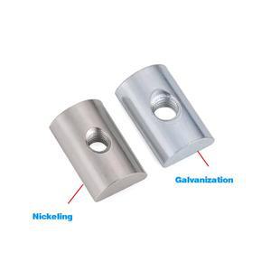 탄소강 아연 도금 반원형 너트직사각형 나사 캡 M4-M8