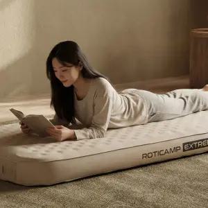 로티캠프 그레미움 프로 펌프 내장형 휴대용 매트리스 에어 자충 캠핑 매트 싱글