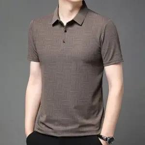 남자 반팔 여름 데일리룩 상의 카라티셔츠 패턴티