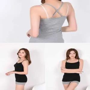 나시 스판 X자 롱 나시 여성롱나시여름용 여성롱나시티 여성여름나시 여름나시티