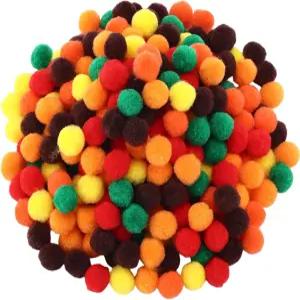 대형 DIY 크리에이티브 폼폼 장식 프로젝트 취미 용품 파티 장식용 샤피 500피스 1인치 폼 공예
