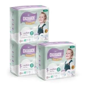 [하프클럽/기타]에코센 TCF 유럽 프리미엄 기저귀 팬티형 5단계 35P x3개