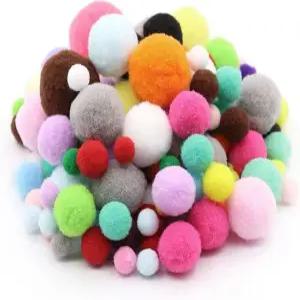 취미 용품 및 DIY 창의 공예 파티 장식용 150개의 다양한 크기와 색상 폼 볼 (03)