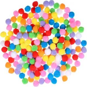 200개의 폼 1인치 멀티컬러 공예 DIY 예술 프로젝트 홈 데코레이션을 위한 부드럽고 퍼지 볼