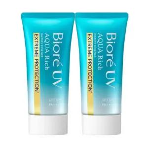 비오레 UV 아쿠아 리치 워터리 에센스 익스트림 프로텍션 50g x 2개