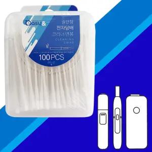 그린비 궐련형 전자담배 크리너 면봉100P 클리닝스틱