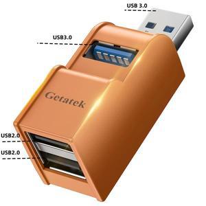 USB 3.0 허브 어댑터 익스텐더 미니 분배기 상자 1 ~ 포트 PC 노트북 디스크 카드 리더기 액세서리 용 고속