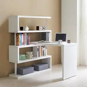 [에보니아] 안나 1200 대형 4단 책상세트 [수도권무료배송]