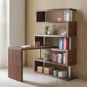 [에보니아] 안나 1200 대형 5단 책상세트 [수도권무료배송]