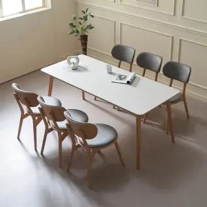 에보니아 라니 원목 6인식탁세트B(테이블+의자6)[수도권무료]