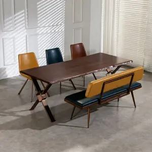 착불 라자브 자작나무원목상판 다이닝 6인 식탁세트