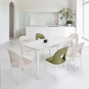 착불 르엘라 포세린 양면세라믹 다이닝 6인 식탁세트