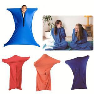 감각 양말 전신 랩 스트레스 불안을 완화하기 위해 신축성있는 안전하고 편안한 통기성 자루 소년 소녀를위