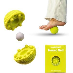 나보소 뉴로볼, 발 근막 릴리스 도구, 텍스처 마사지 볼 포 발, 셀프 마사지, 이동성