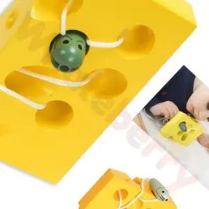 유아 실꿰기 치즈