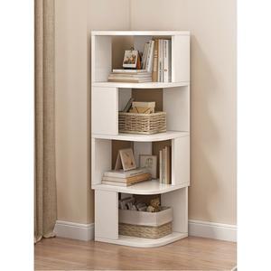 모퉁이 코너수납장 선반장 틈새 원목 24x24x180cm 진열장 거실코너장 삼각 구석