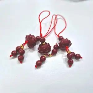 신상 악세서리 추천제품 진사 액막이 연꽃 핸드폰줄 미니 장식