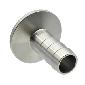 KF16 KF25 KF40 SUS304 스테인리스 스틸 위생 진공 호스 바브 조인트 트라이 클램프 파이프 피팅 플랜지 어