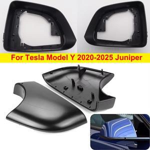 -2025 테슬라 호환 모델 Y 주니퍼 사이드 카 윙 미러 커버 하단 거치대 프레임 802