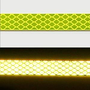 3M 4083 형광 노란색 녹색 다이아몬드 등급 반사 스티커 풀 프리즘 필름 자동차 자전거 EV 안전 경고 스트