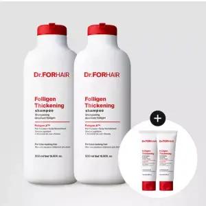 닥터포헤어 폴리젠 씨크닝 샴푸 500ml 2개 + 70ml 2개