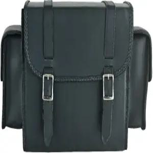 할리 데이비슨 인디언 야마하 스즈키 모터사이클 합성 가죽 유니버설(브레이드)에 맞는 블랙 시시 바 백