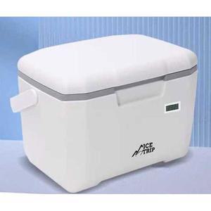 상자 병원 시약 백신 디스플레이 냉장 쿨러백 온도 쿨러 온도표시 아이스 6L 1 화이트