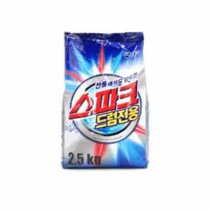 드럼 가루 세제 2.5Kg 스파크세제 세탁가루세제