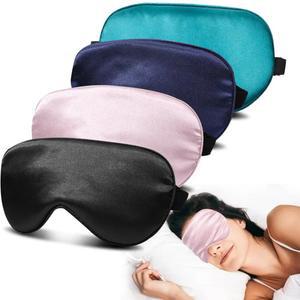 모조 실크 수면 안대 차광 아이패치 휴대용 여행용 야간 보호대 휴식용 건강 점심시간 눈가리개 릴랙스