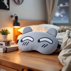 재미 있은 만화 표현 아이 마스크 슬리핑 AID 부드러운 보호용 휴식 EYEPATCH 눈가리개 여행 KIDS 밴드 커버