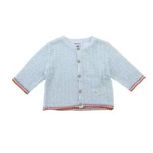 [압소바] 2026SS 아르캉 7부 니트 가디건(라이트블루) (1A1323602)