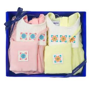 [압소바] 26SS로셰 원피스(가방)(핑크연노랑)2벌 쌍둥이세트 (A3A1325105)