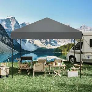GAOMON 0X0 팝업 캐노피 파티 텐트 야외 3개의 조절 가능한 높이와 바퀴 가방이 헤비 듀티 비치 데크