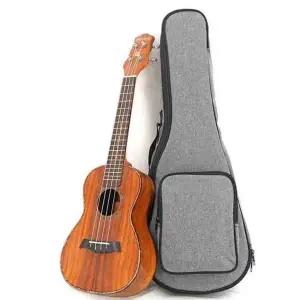 우쿨렐레 수납 케이스 경량 패딩 방수 23인치 우쿨렐레 가방 휴대용 사이드 넉넉한 양방향 길이 포켓 하드