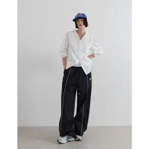 [공구우먼] [제작] 이스타운 파이핑 나일론 밴딩 투웨이 팬츠 86556 빅사이즈 여성의류