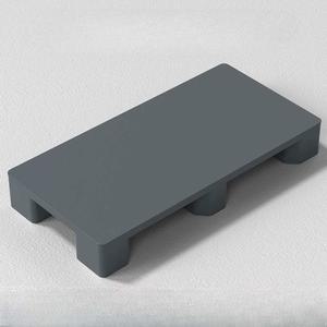 작은 파렛트 창고 높은 80x40x12cm 회색 깔판 다리 플라스틱 물류 바닥