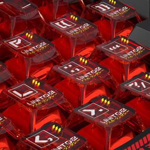 SPYSELF 아스카 더블샷 반투명  높이 소형 풀세트 PBT 염료승화 키캡