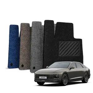 Brov 현대 그랜저 차량용 코일 카매트 1+2열 바닥 발판 자동차매트