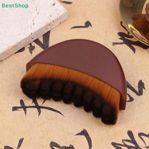 림프 배수 페이셜 브러쉬 - 눈 및 목 마사지 피부 관리를 위한 구아샤 컨투어링 도구