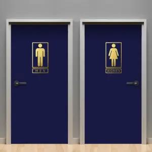 남녀 화장실 스티커 도어사인 그래픽 포인트 매장 카페 상가 안내 표지