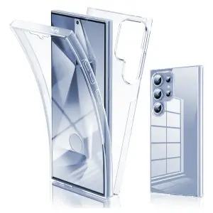 갤럭시S26 S25 울트라 플러스 액정 보호 양면 풀커버 하이브리드 슬림 투명 젤리 하드 실리콘 케이스