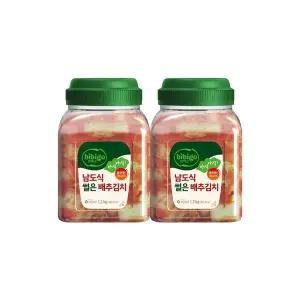 [CJ제일제당][CJ]비비고 남도식썰은배추김치 1.2kg(PET) x2개[35755999]