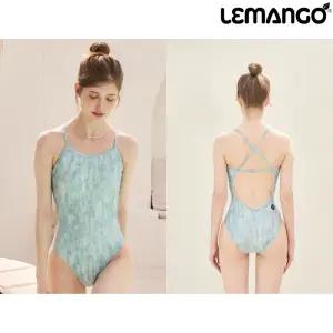 르망고 4448 세이지 미스트 그레이쉬 제이드 크로스엑스백 여성 원피스 수영복