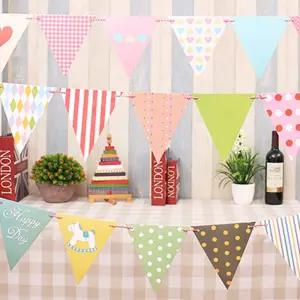 학원 교실꾸미기 가성비 삼각형 가랜더3P 여학생 셀프돌상 카페