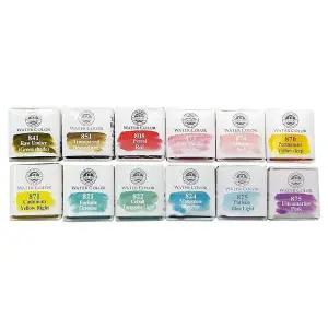 TBZ 파스텔컬러 고체물감 팔레트 12색 세트