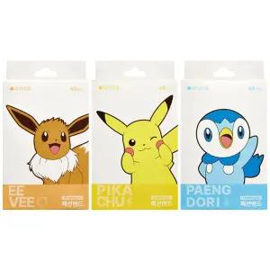포켓몬밴드 48매입 3종세트 (피카츄 이브이 펭도리)